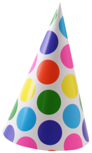 Party birthday hat PNG-86452